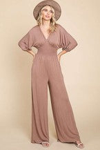 Smocking jumpsuit