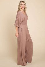 Smocking jumpsuit