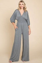 Smocking jumpsuit