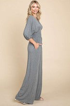 Smocking jumpsuit