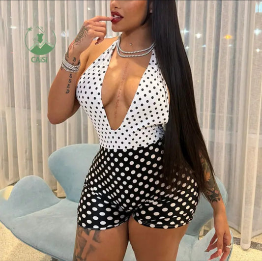 Polka party jumpsuit