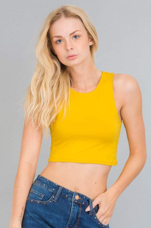Yellow crop - Fruity's Boutique